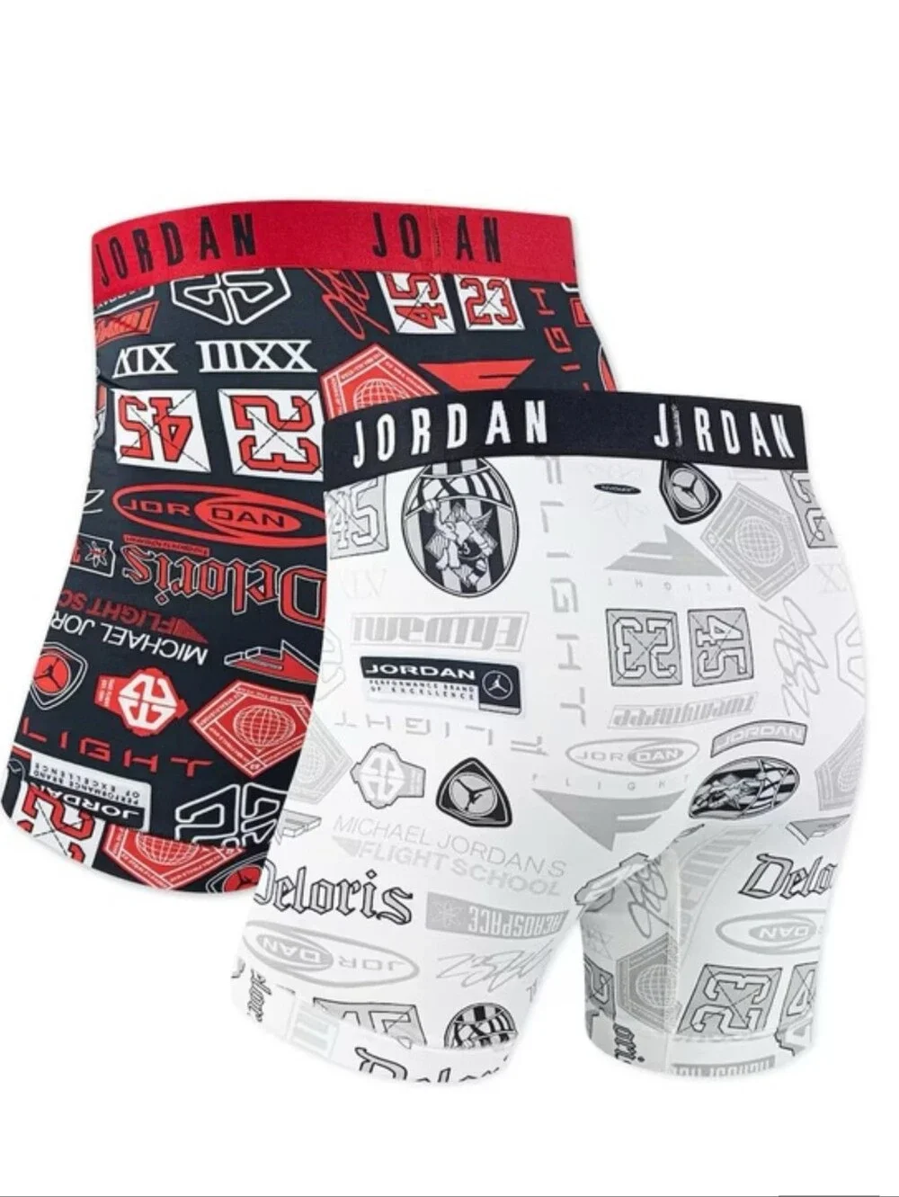 Jordan Flight Micro Graphic Logos Printed Boxer Briefs Size Large New